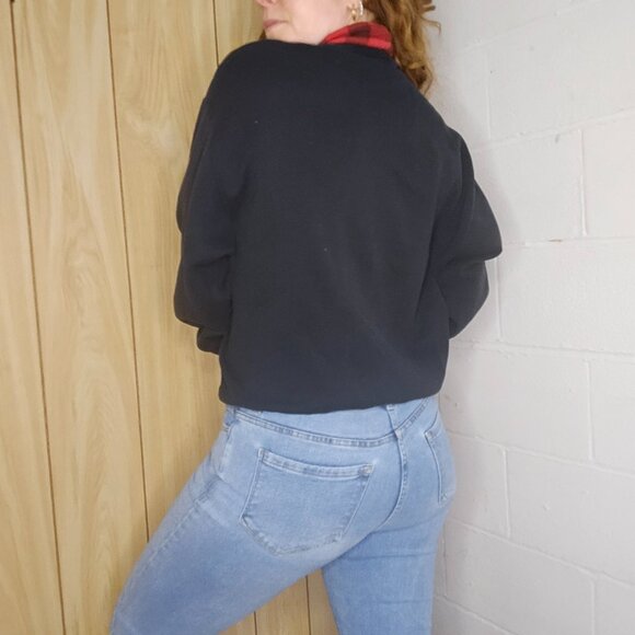 Vintage CottageCore Turtleneck Cozy Print Graphic Sweatshirt - Picture 9 of 10